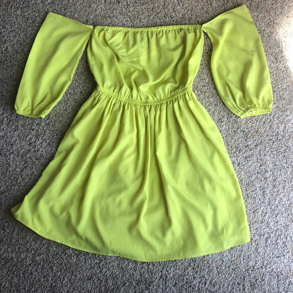 Boutique style off shoulder dress